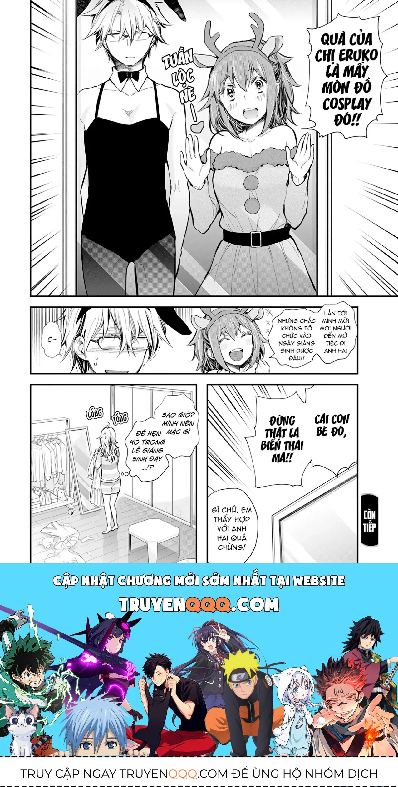 Shingeki No Eroko-San: Hen Na Oneesan Wa Danshi Kousei To Nakayoku Naritai Chap 34 - Next Chap 33