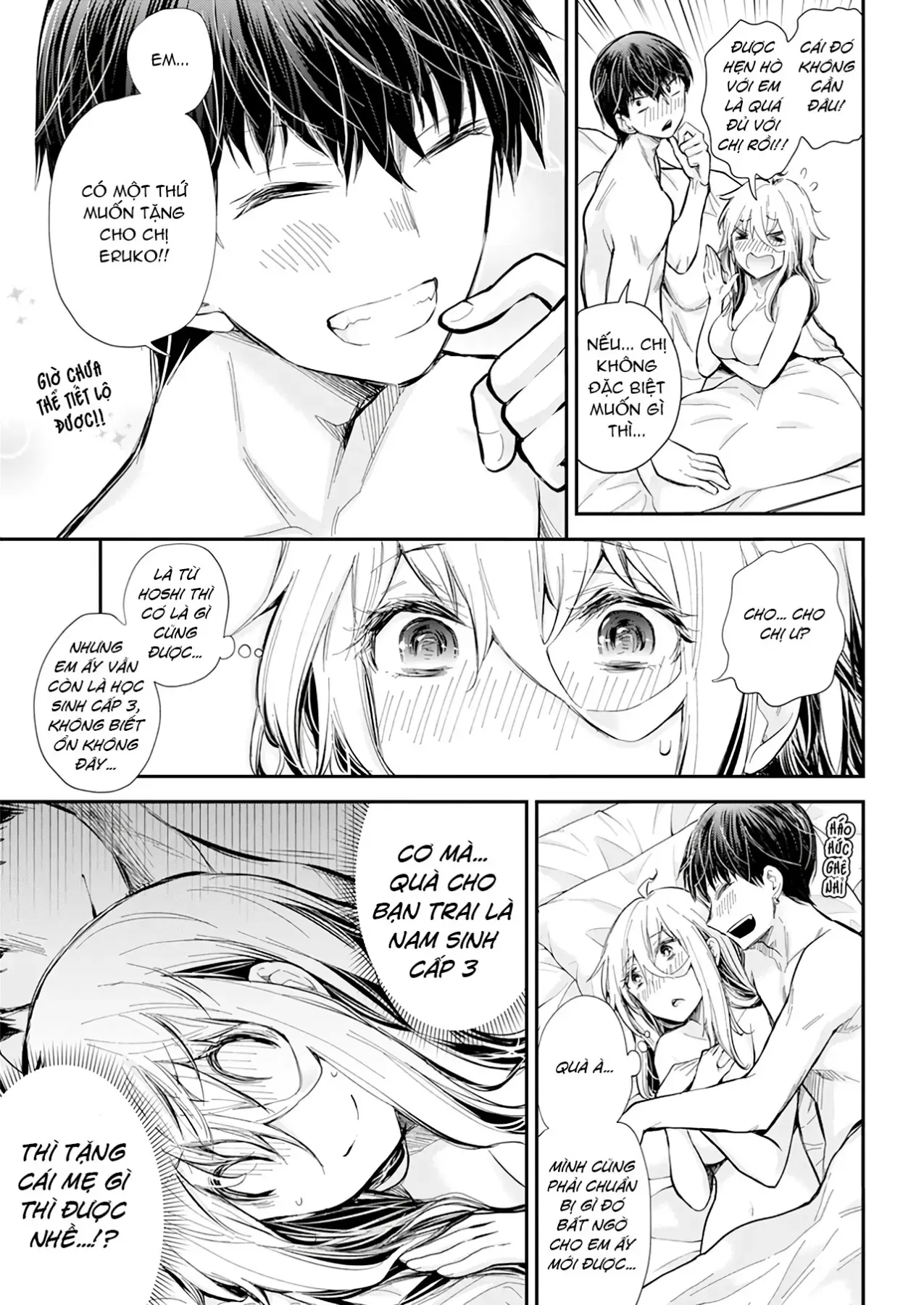 Shingeki No Eroko-San: Hen Na Oneesan Wa Danshi Kousei To Nakayoku Naritai Chap 34 - Next Chap 33