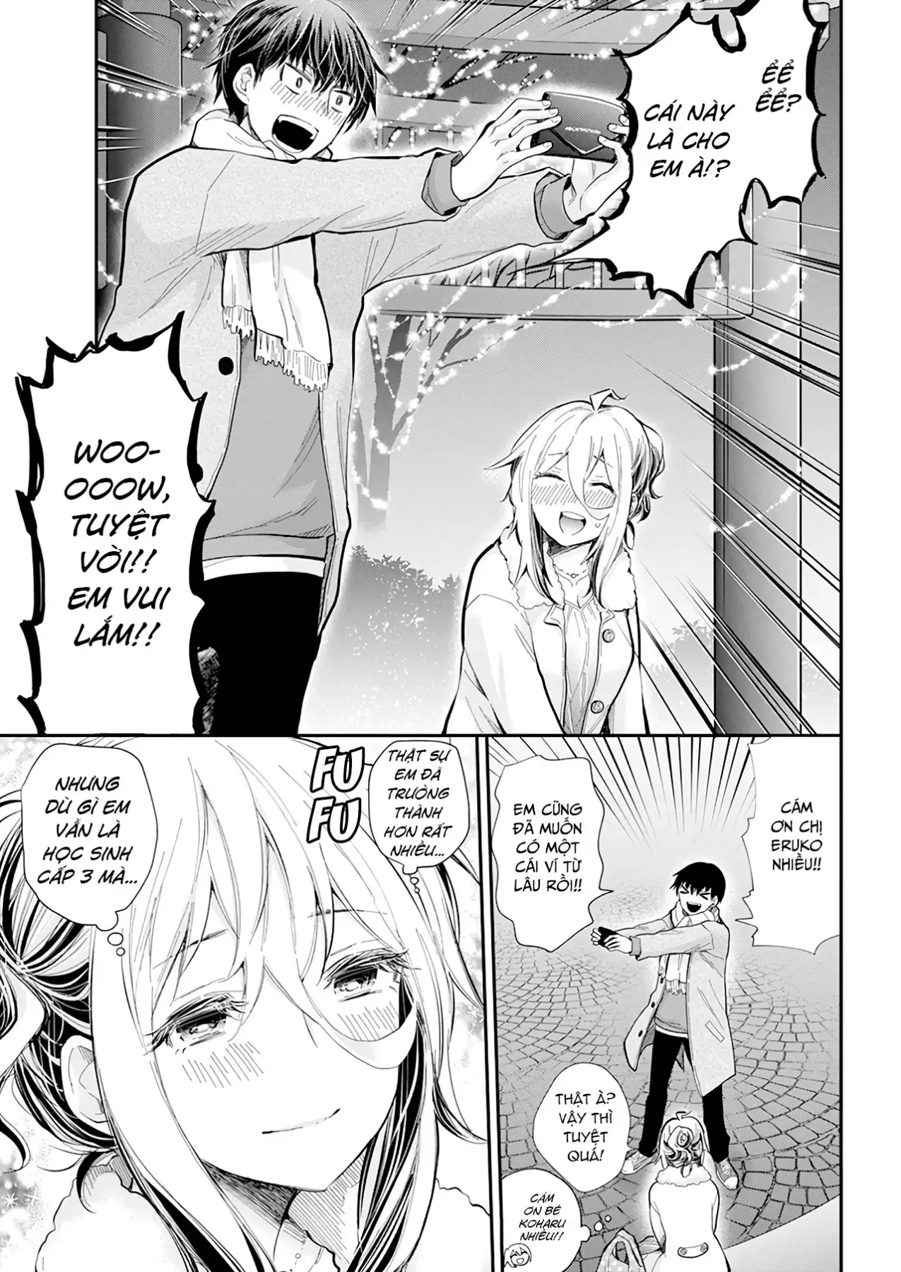 Shingeki No Eroko-San: Hen Na Oneesan Wa Danshi Kousei To Nakayoku Naritai Chap 35 - Next Chap 34