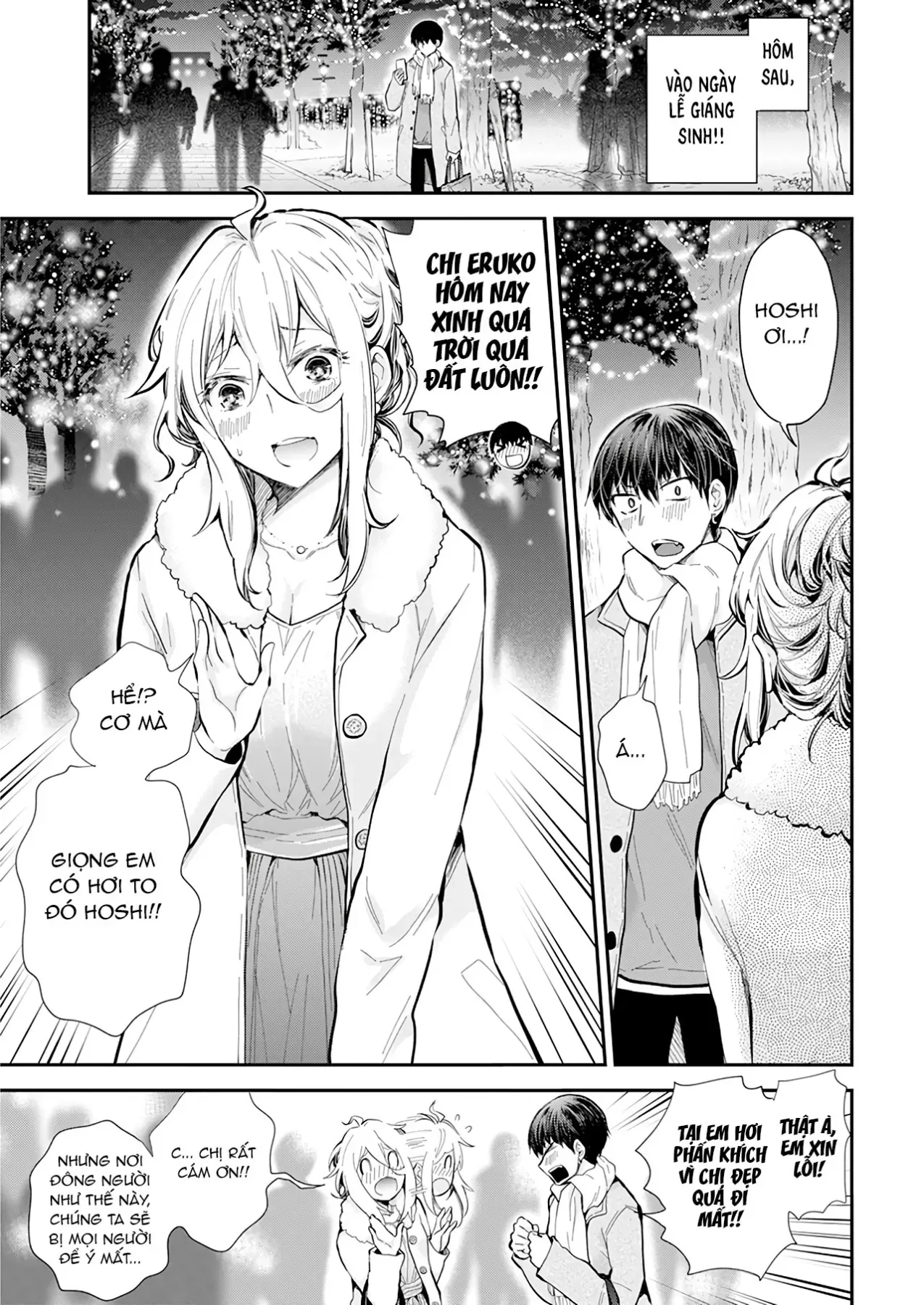 Shingeki No Eroko-San: Hen Na Oneesan Wa Danshi Kousei To Nakayoku Naritai Chap 35 - Next Chap 34