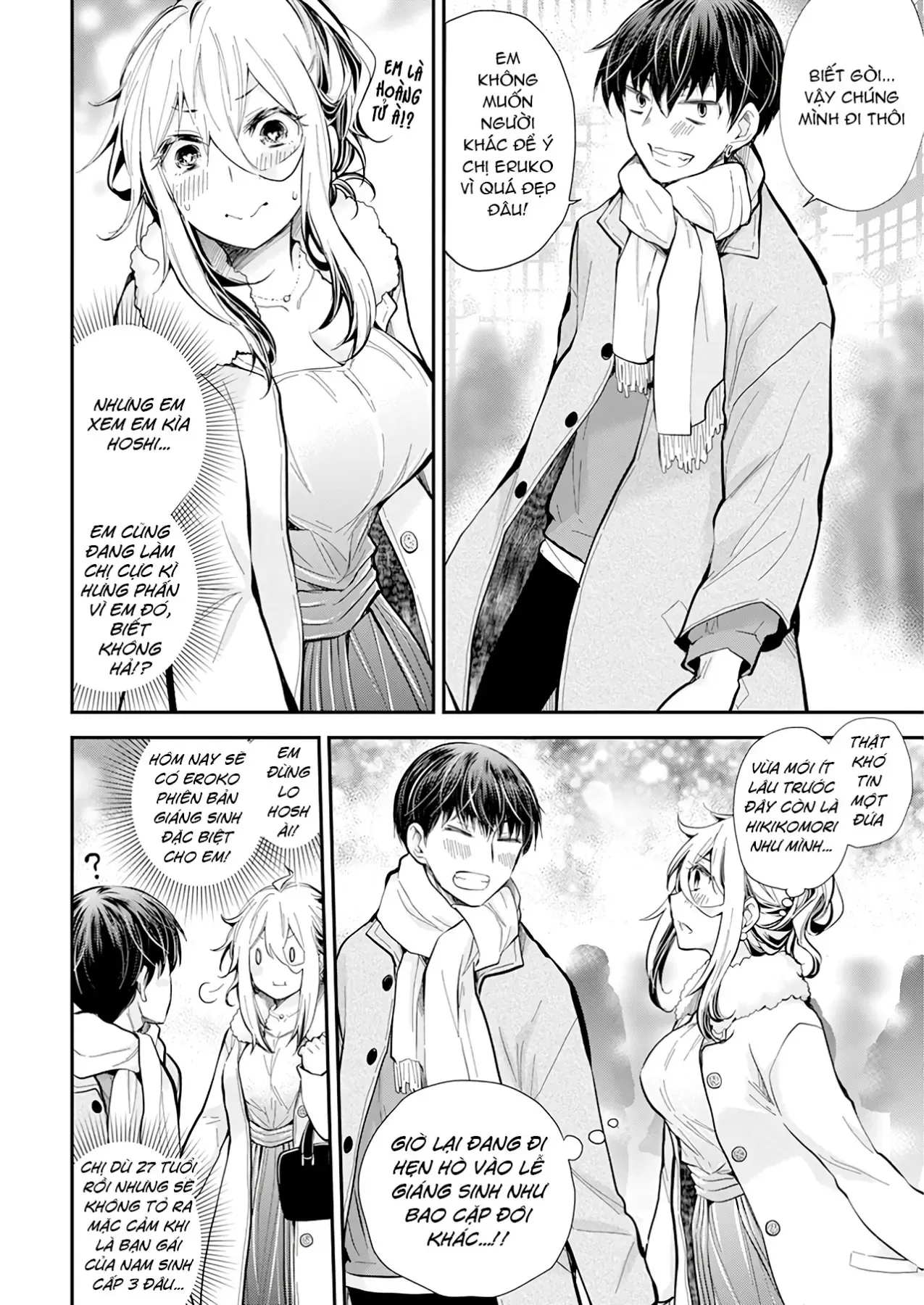 Shingeki No Eroko-San: Hen Na Oneesan Wa Danshi Kousei To Nakayoku Naritai Chap 35 - Next Chap 34