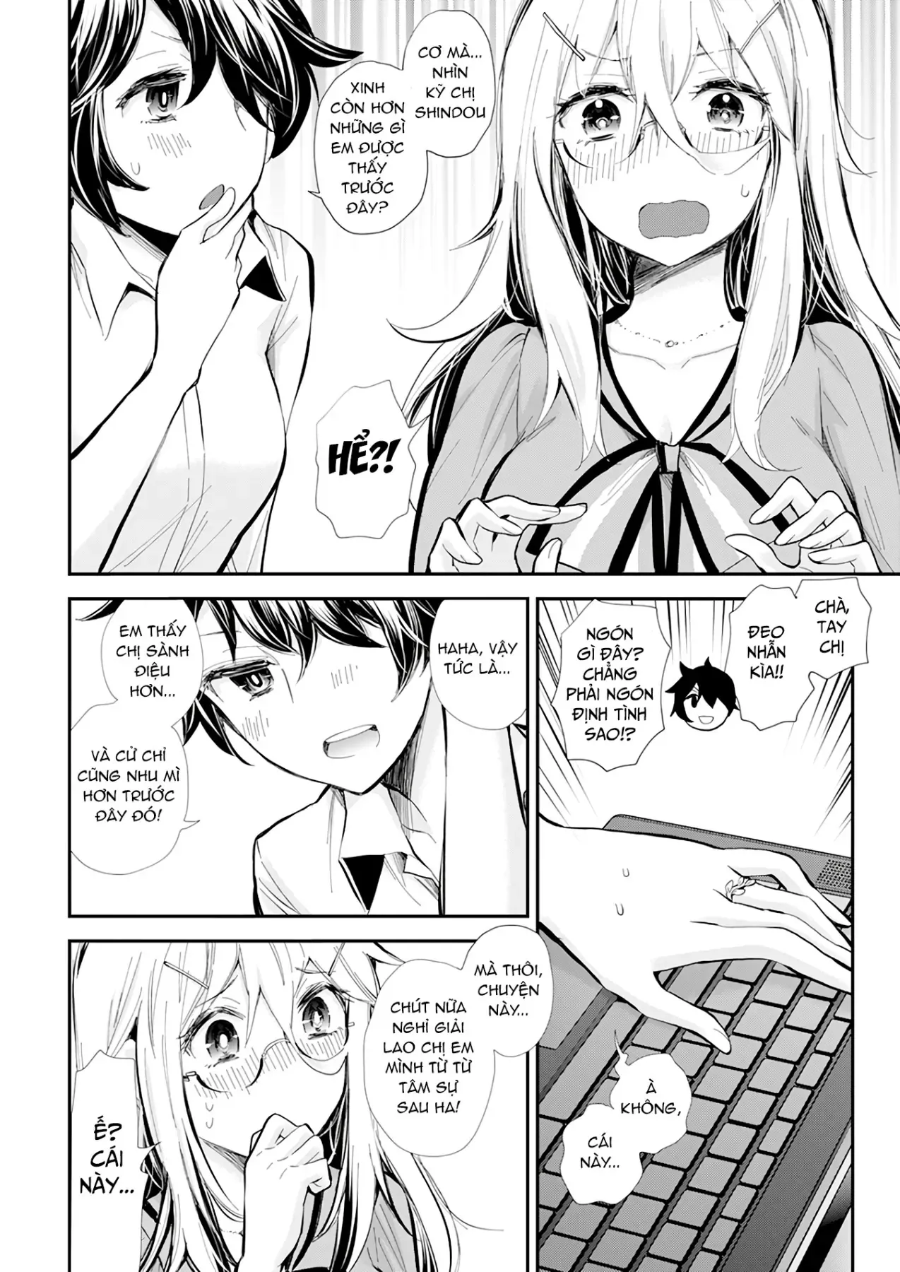 Shingeki No Eroko-San: Hen Na Oneesan Wa Danshi Kousei To Nakayoku Naritai Chap 37 - Next Chap 36