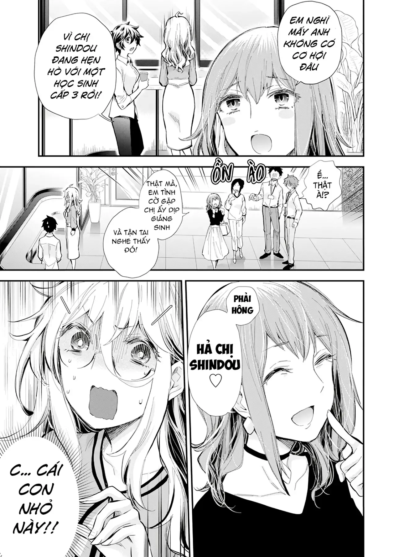 Shingeki No Eroko-San: Hen Na Oneesan Wa Danshi Kousei To Nakayoku Naritai Chap 37 - Next Chap 36