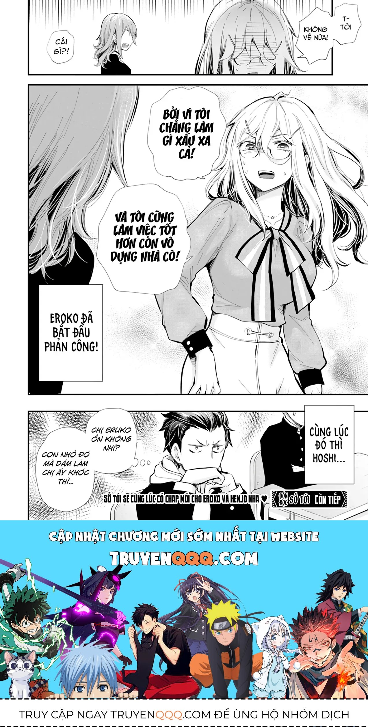 Shingeki No Eroko-San: Hen Na Oneesan Wa Danshi Kousei To Nakayoku Naritai Chap 37 - Next Chap 36