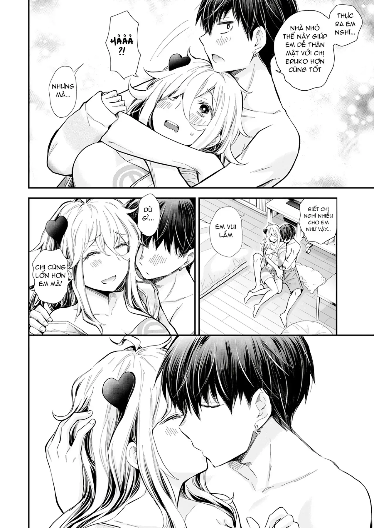 Shingeki No Eroko-San: Hen Na Oneesan Wa Danshi Kousei To Nakayoku Naritai Chap 37 - Next Chap 36