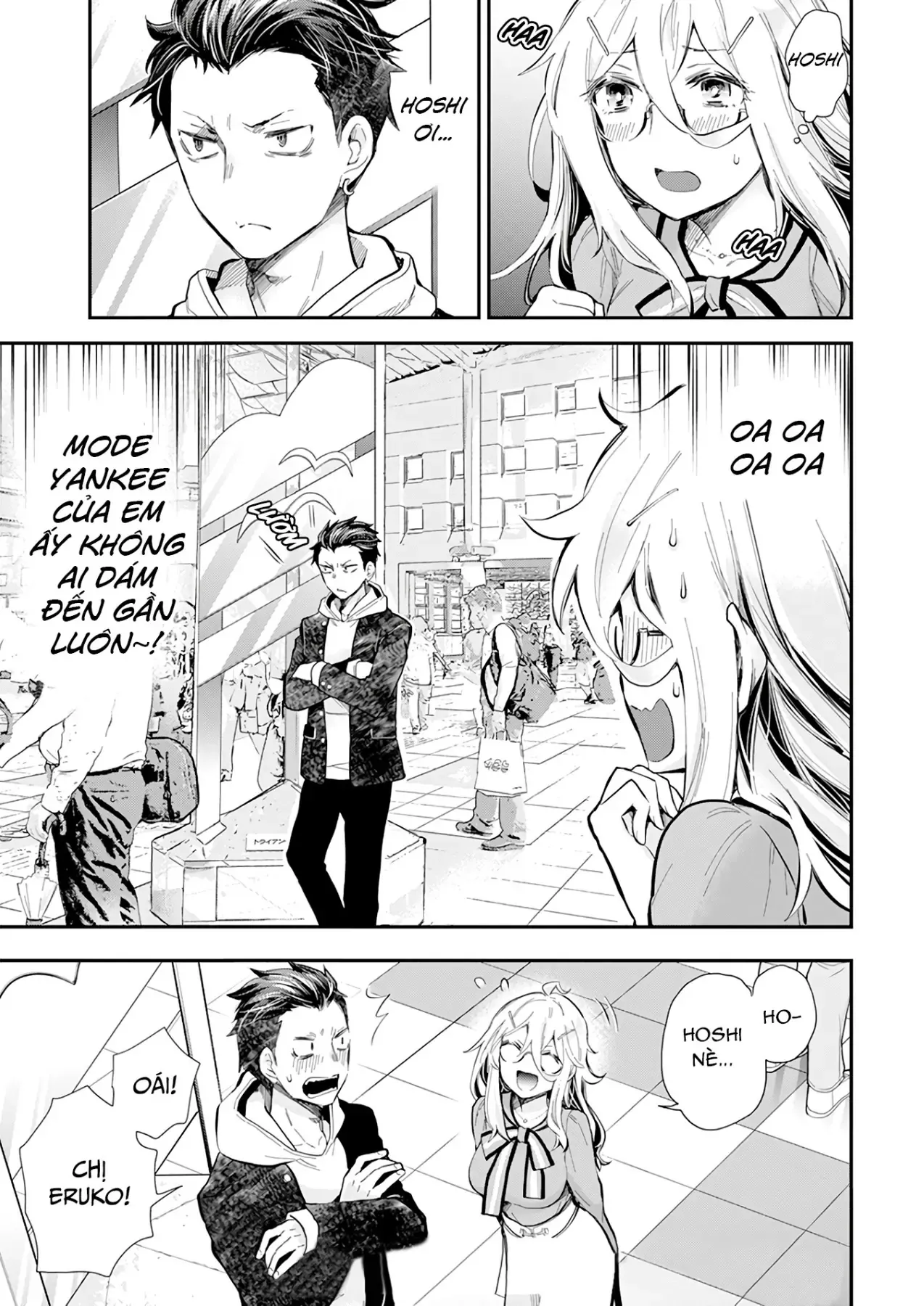 Shingeki No Eroko-San: Hen Na Oneesan Wa Danshi Kousei To Nakayoku Naritai Chap 38 - Next Chap 37