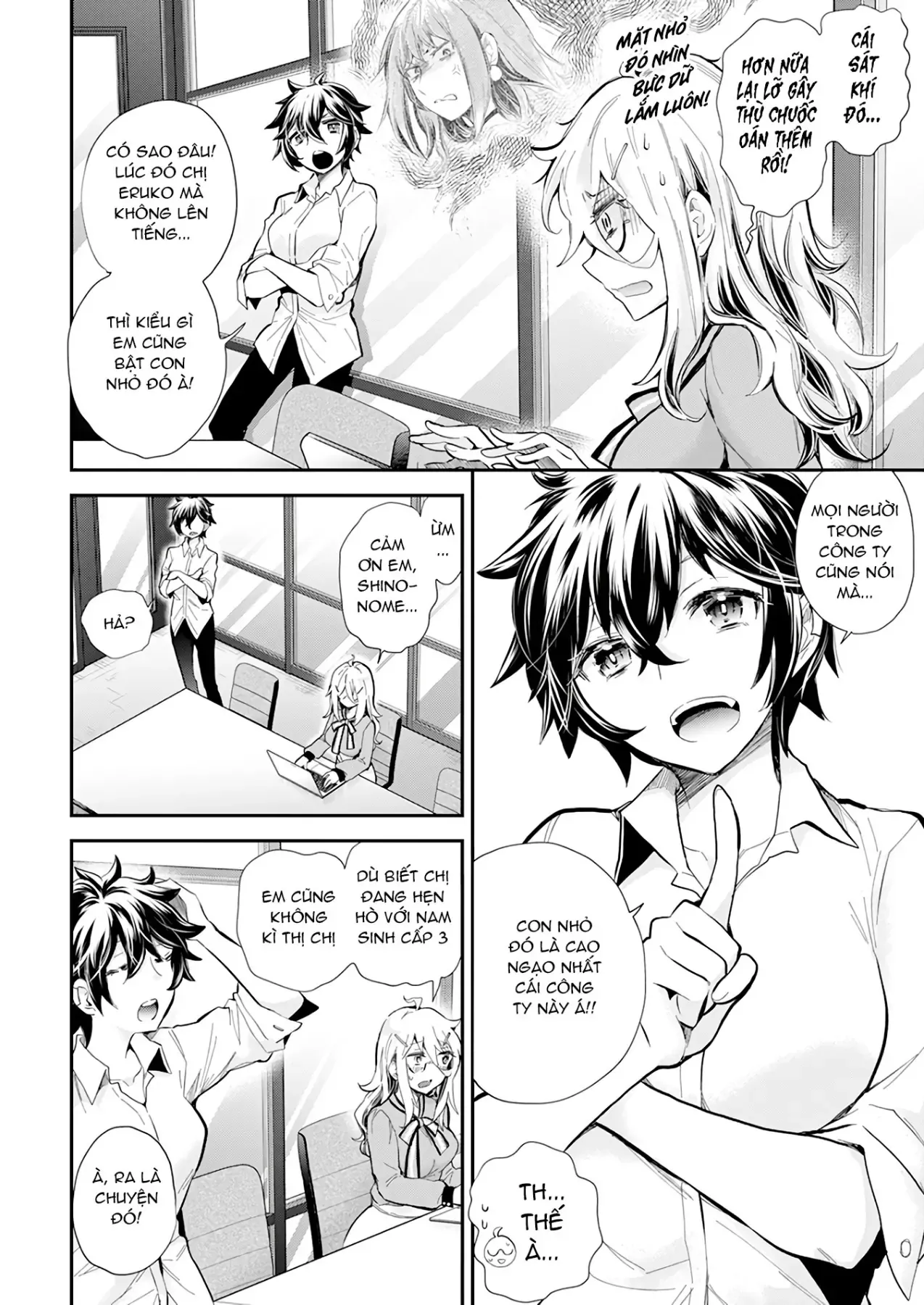 Shingeki No Eroko-San: Hen Na Oneesan Wa Danshi Kousei To Nakayoku Naritai Chap 38 - Next Chap 37