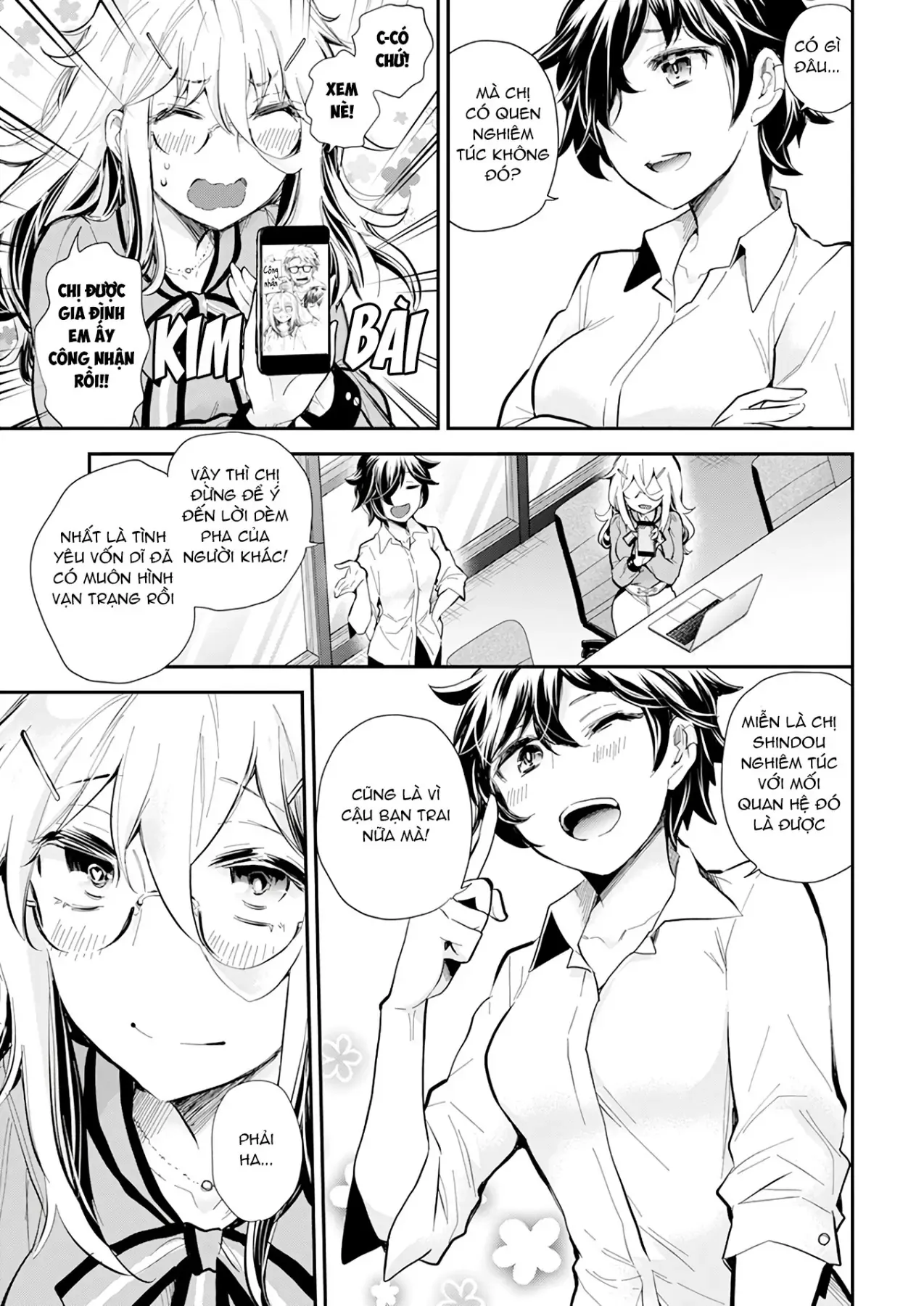 Shingeki No Eroko-San: Hen Na Oneesan Wa Danshi Kousei To Nakayoku Naritai Chap 38 - Next Chap 37