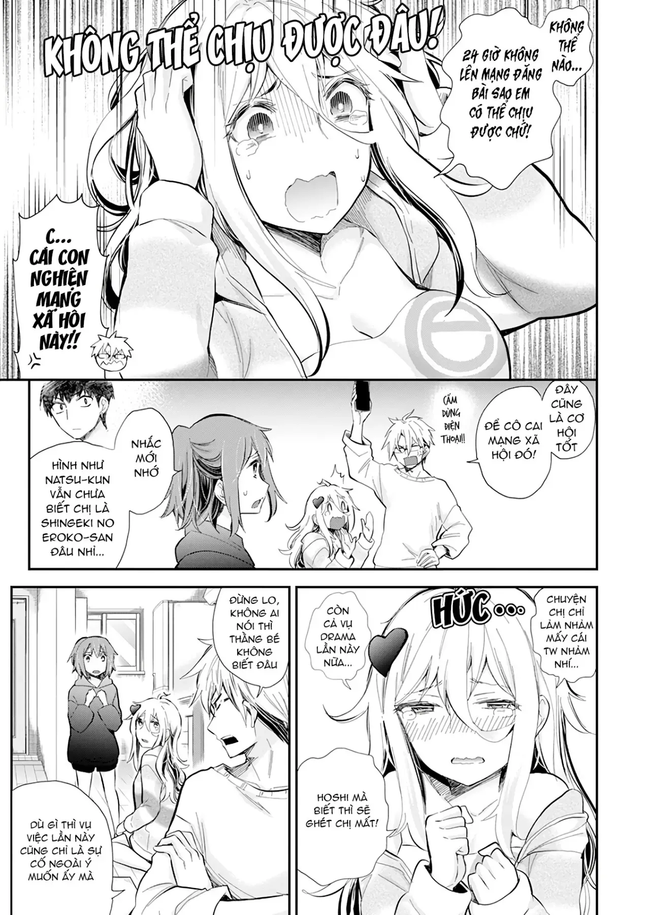 Shingeki No Eroko-San: Hen Na Oneesan Wa Danshi Kousei To Nakayoku Naritai Chap 39 - Next Chap 38