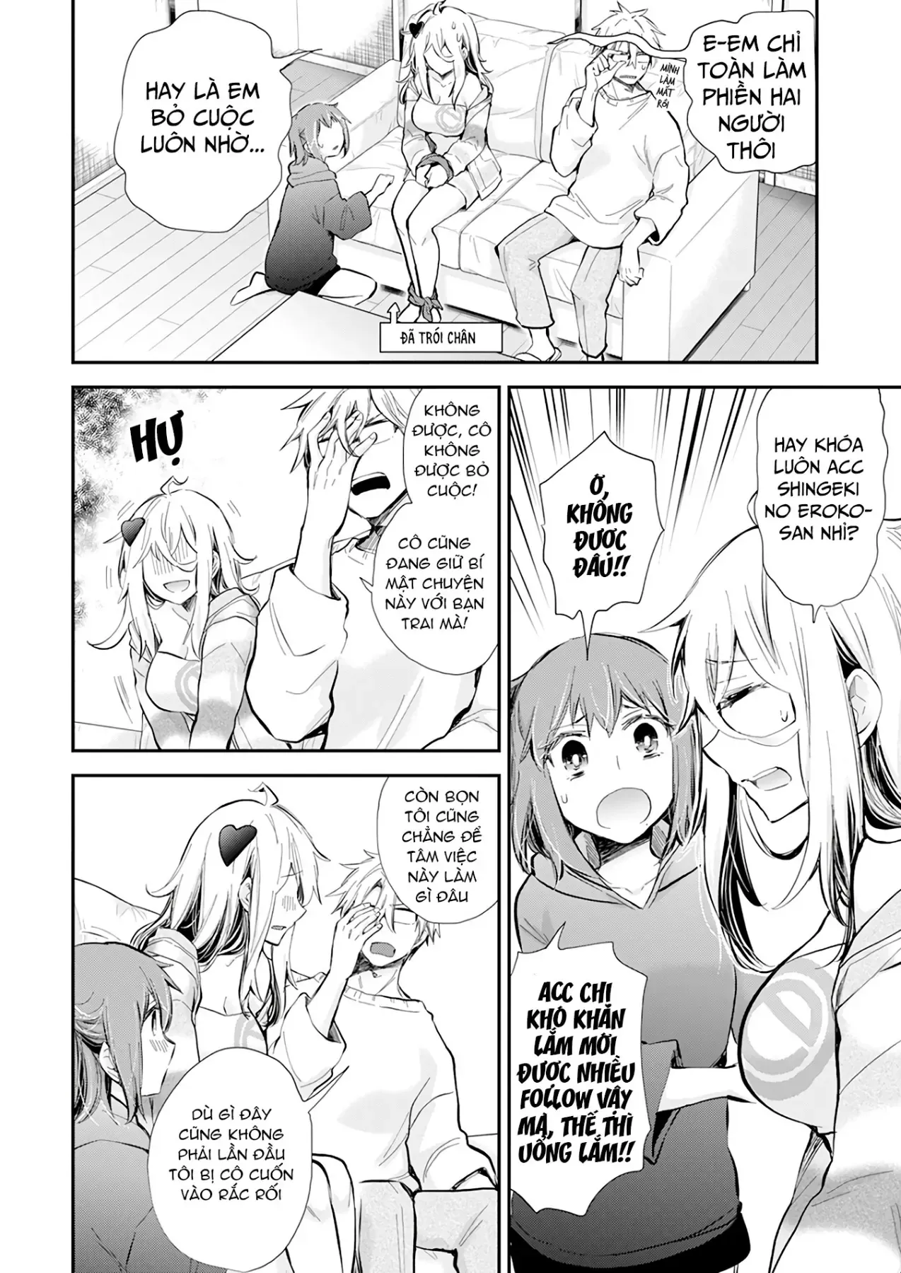 Shingeki No Eroko-San: Hen Na Oneesan Wa Danshi Kousei To Nakayoku Naritai Chap 39 - Next Chap 38