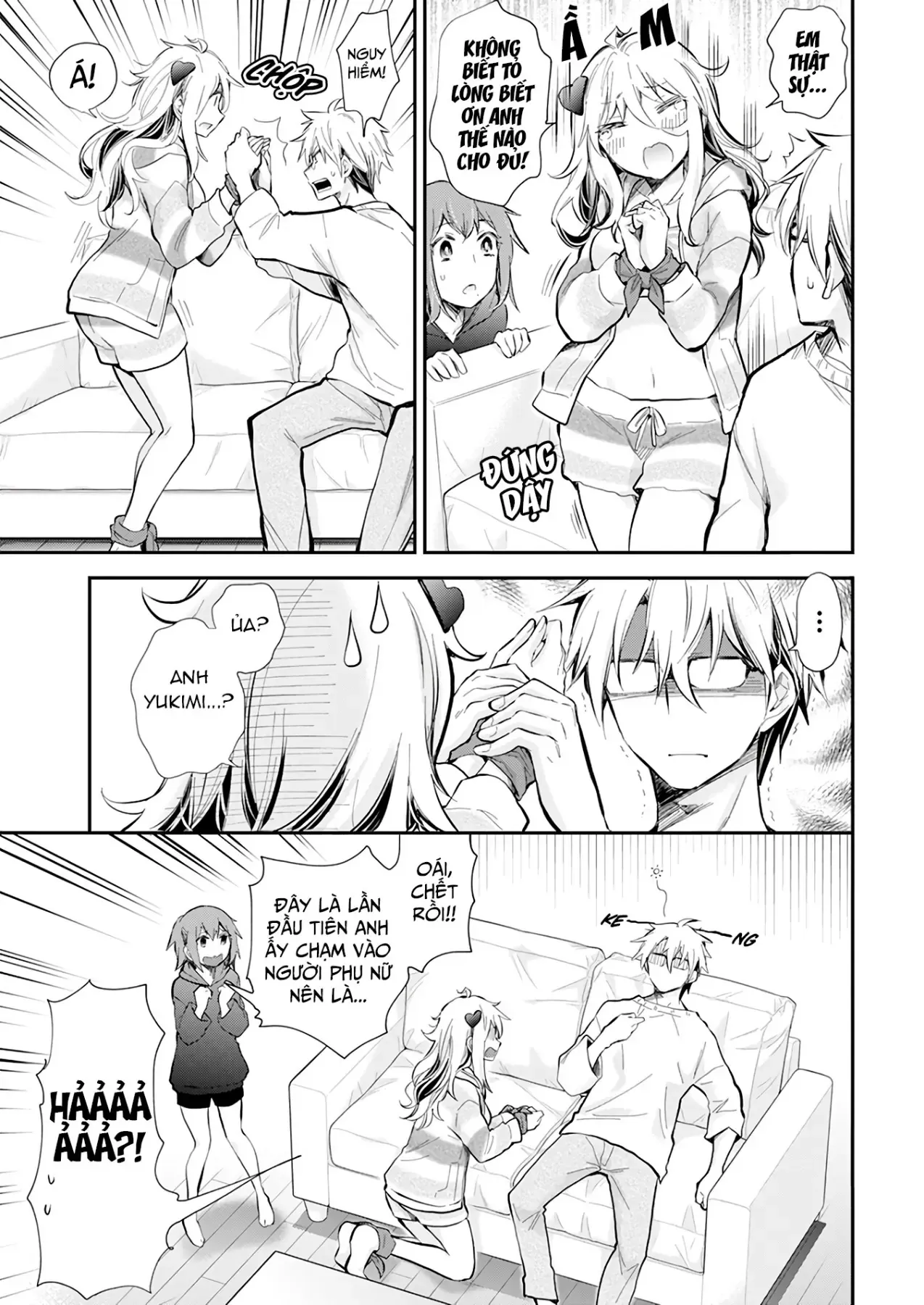 Shingeki No Eroko-San: Hen Na Oneesan Wa Danshi Kousei To Nakayoku Naritai Chap 39 - Next Chap 38