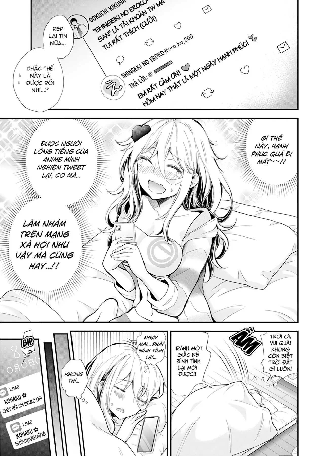 Shingeki No Eroko-San: Hen Na Oneesan Wa Danshi Kousei To Nakayoku Naritai Chap 39 - Next Chap 38