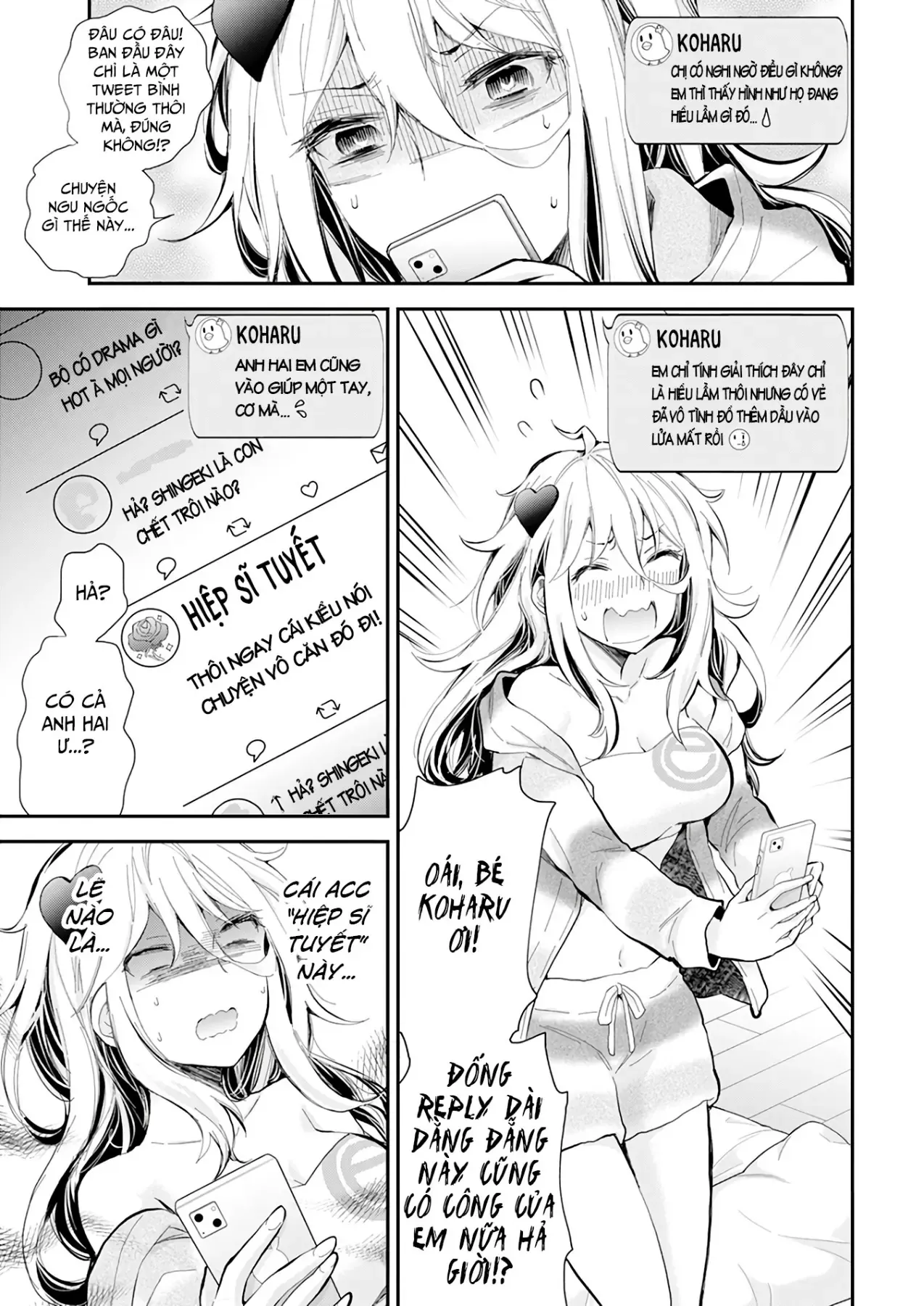 Shingeki No Eroko-San: Hen Na Oneesan Wa Danshi Kousei To Nakayoku Naritai Chap 39 - Next Chap 38