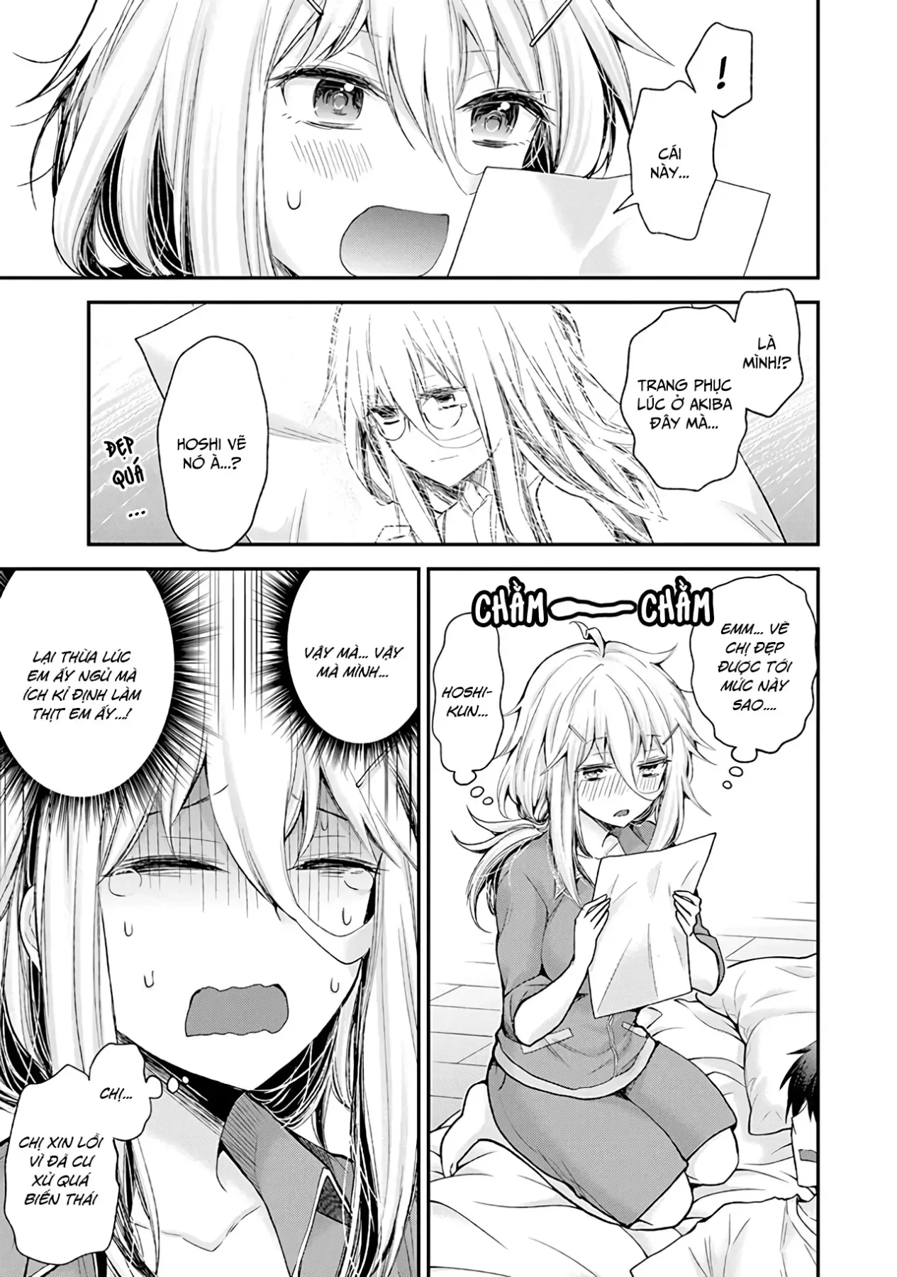 Shingeki No Eroko-San: Hen Na Oneesan Wa Danshi Kousei To Nakayoku Naritai Chap 4 - Next Chap 3