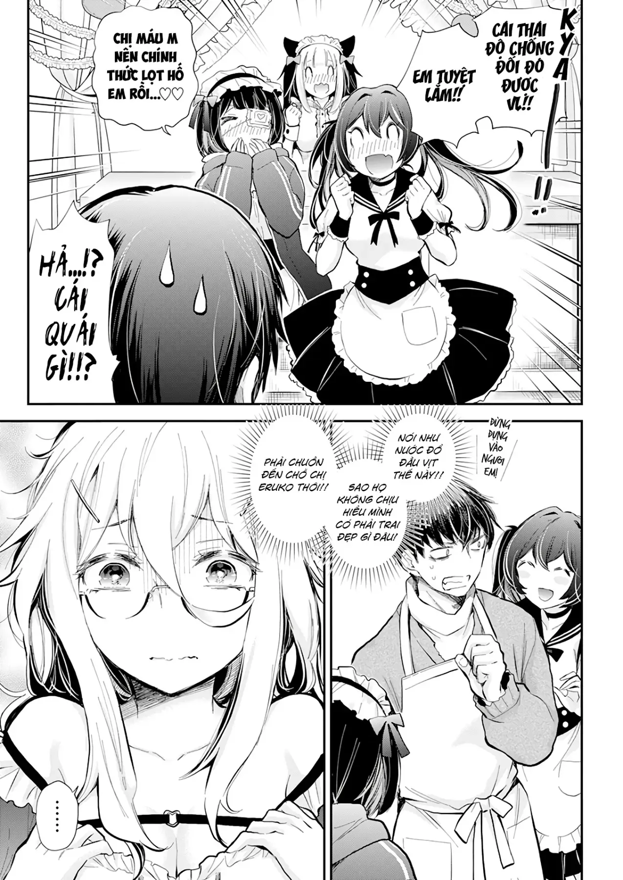 Shingeki No Eroko-San: Hen Na Oneesan Wa Danshi Kousei To Nakayoku Naritai Chap 41 - Next Chap 40