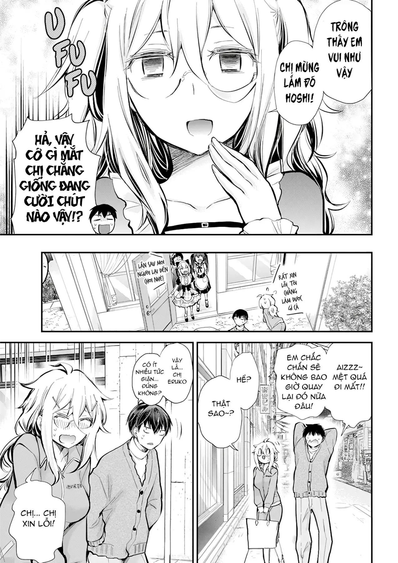 Shingeki No Eroko-San: Hen Na Oneesan Wa Danshi Kousei To Nakayoku Naritai Chap 42 - Next Chap 41