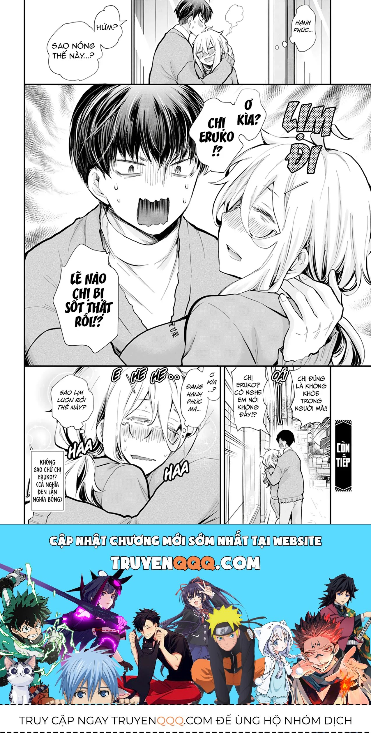 Shingeki No Eroko-San: Hen Na Oneesan Wa Danshi Kousei To Nakayoku Naritai Chap 42 - Next Chap 41