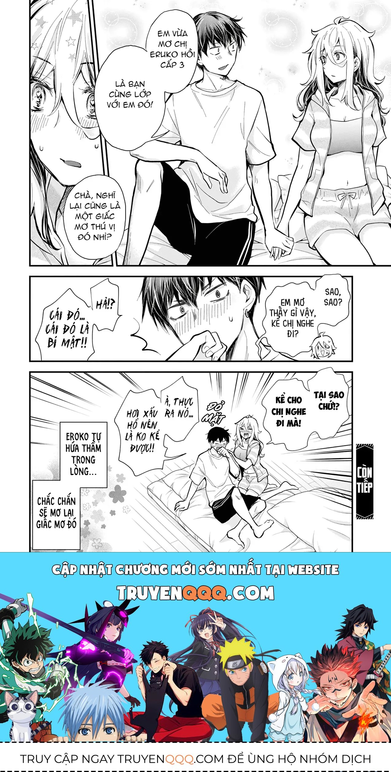 Shingeki No Eroko-San: Hen Na Oneesan Wa Danshi Kousei To Nakayoku Naritai Chap 45 - Next Chap 44