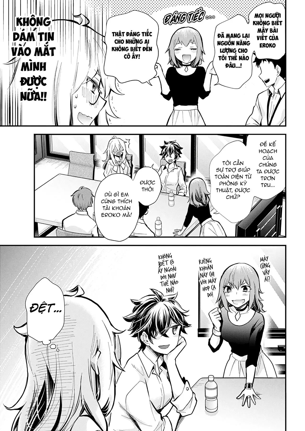 Shingeki No Eroko-San: Hen Na Oneesan Wa Danshi Kousei To Nakayoku Naritai Chap 46 - Next Chap 45