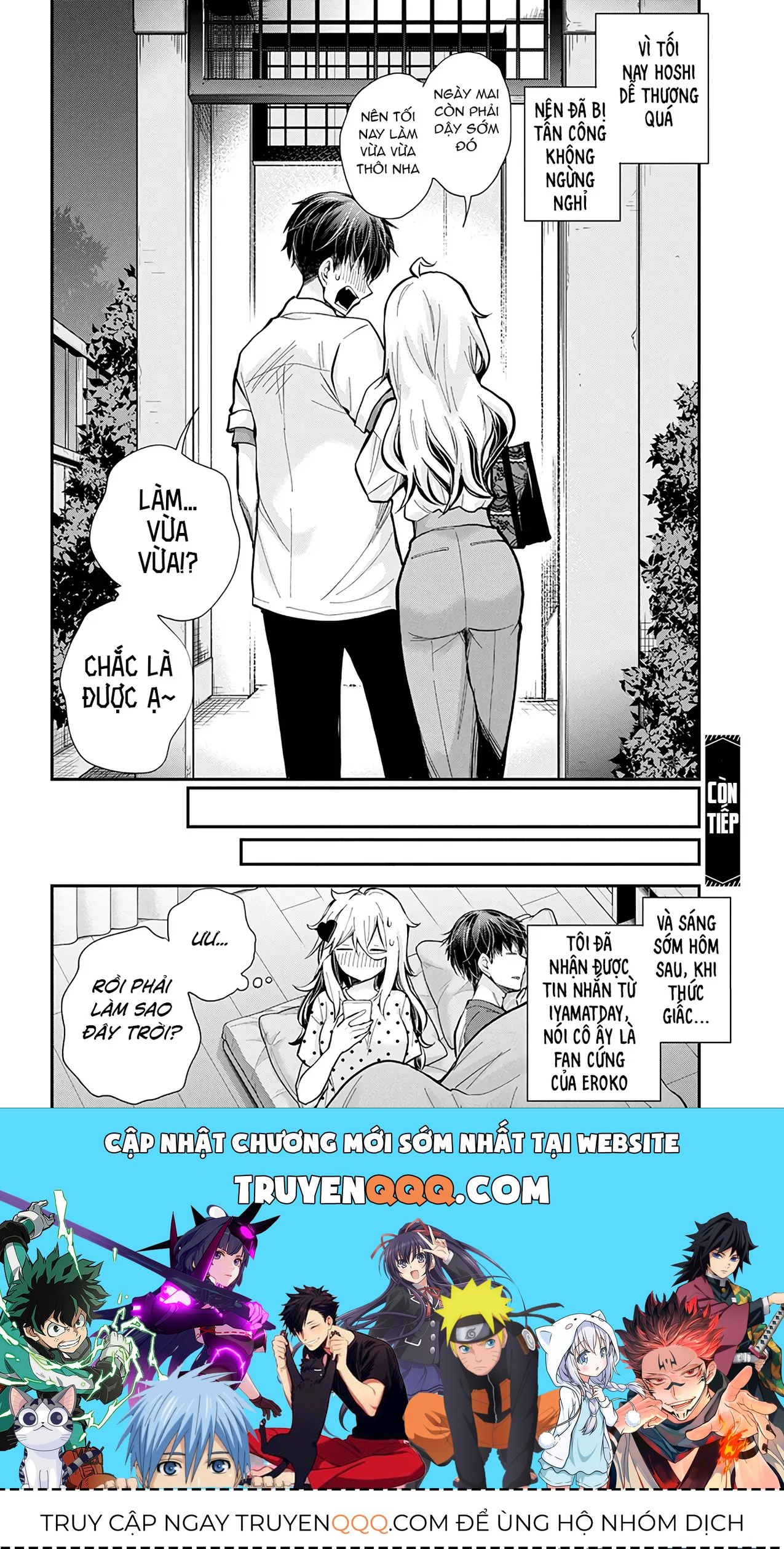 Shingeki No Eroko-San: Hen Na Oneesan Wa Danshi Kousei To Nakayoku Naritai Chap 46 - Next Chap 45