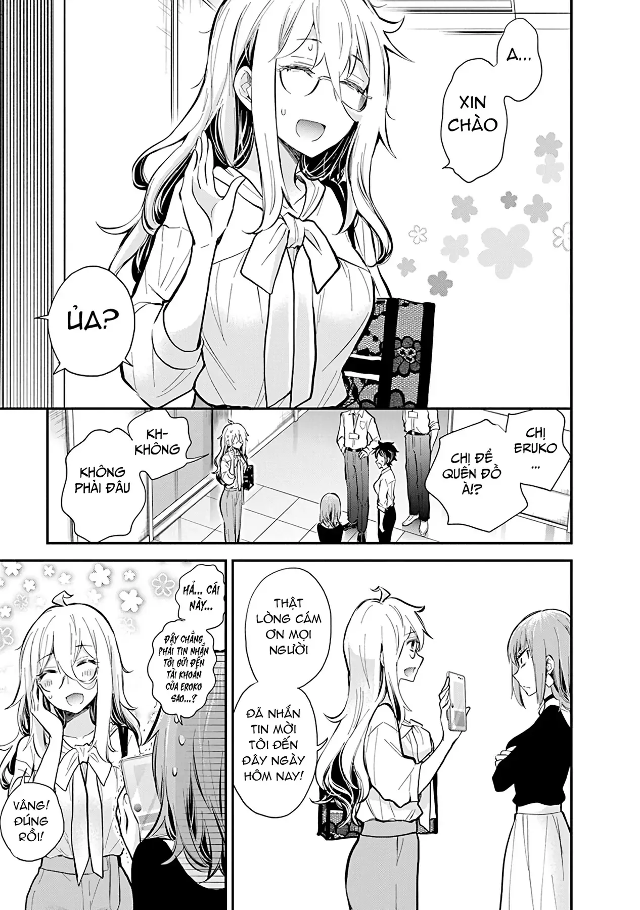 Shingeki No Eroko-San: Hen Na Oneesan Wa Danshi Kousei To Nakayoku Naritai Chap 47 - Next Chap 46