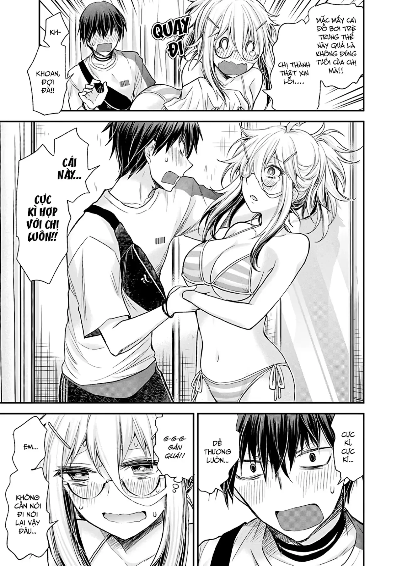 Shingeki No Eroko-San: Hen Na Oneesan Wa Danshi Kousei To Nakayoku Naritai Chap 5 - Next Chap 4