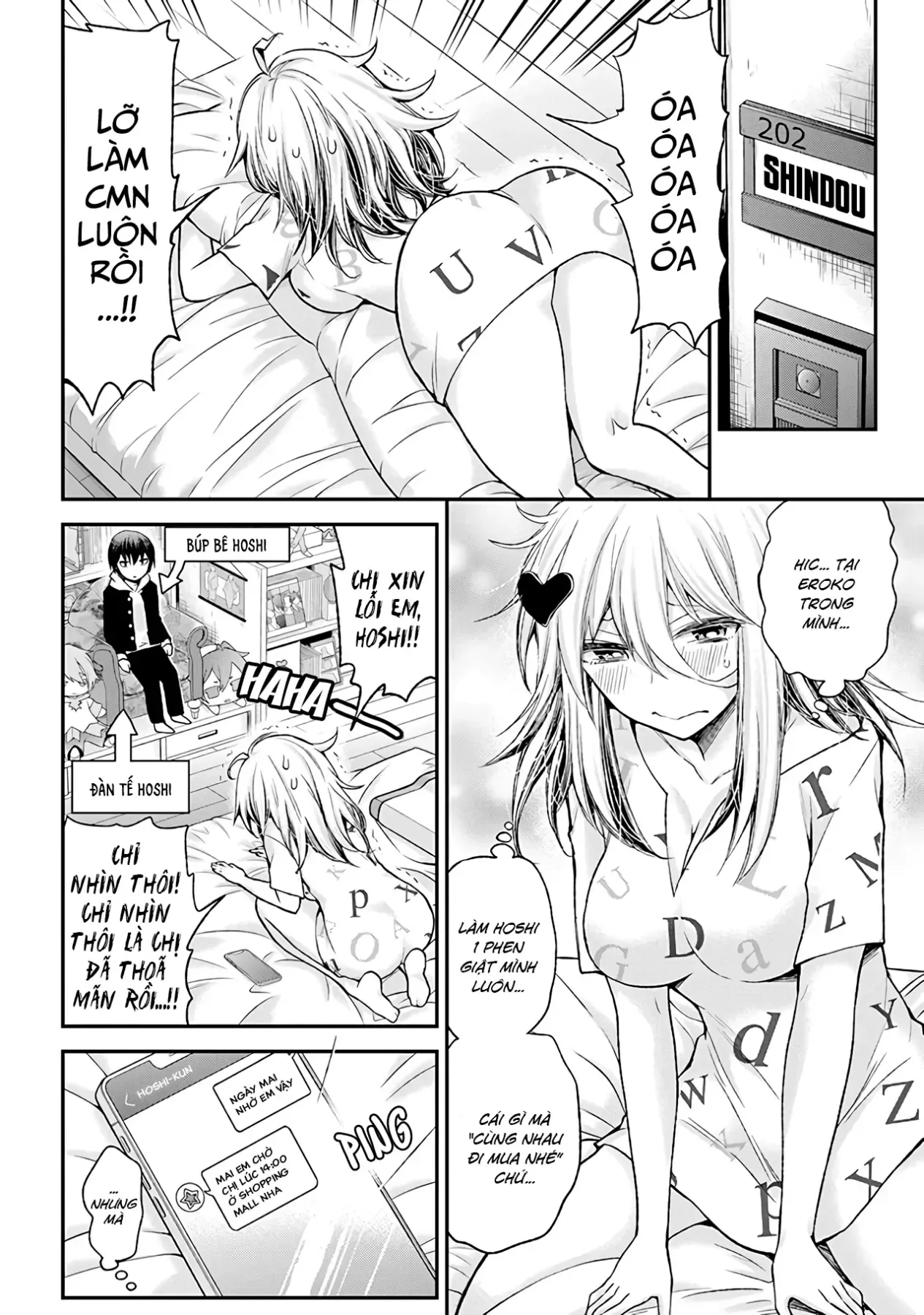 Shingeki No Eroko-San: Hen Na Oneesan Wa Danshi Kousei To Nakayoku Naritai Chap 5 - Next Chap 4