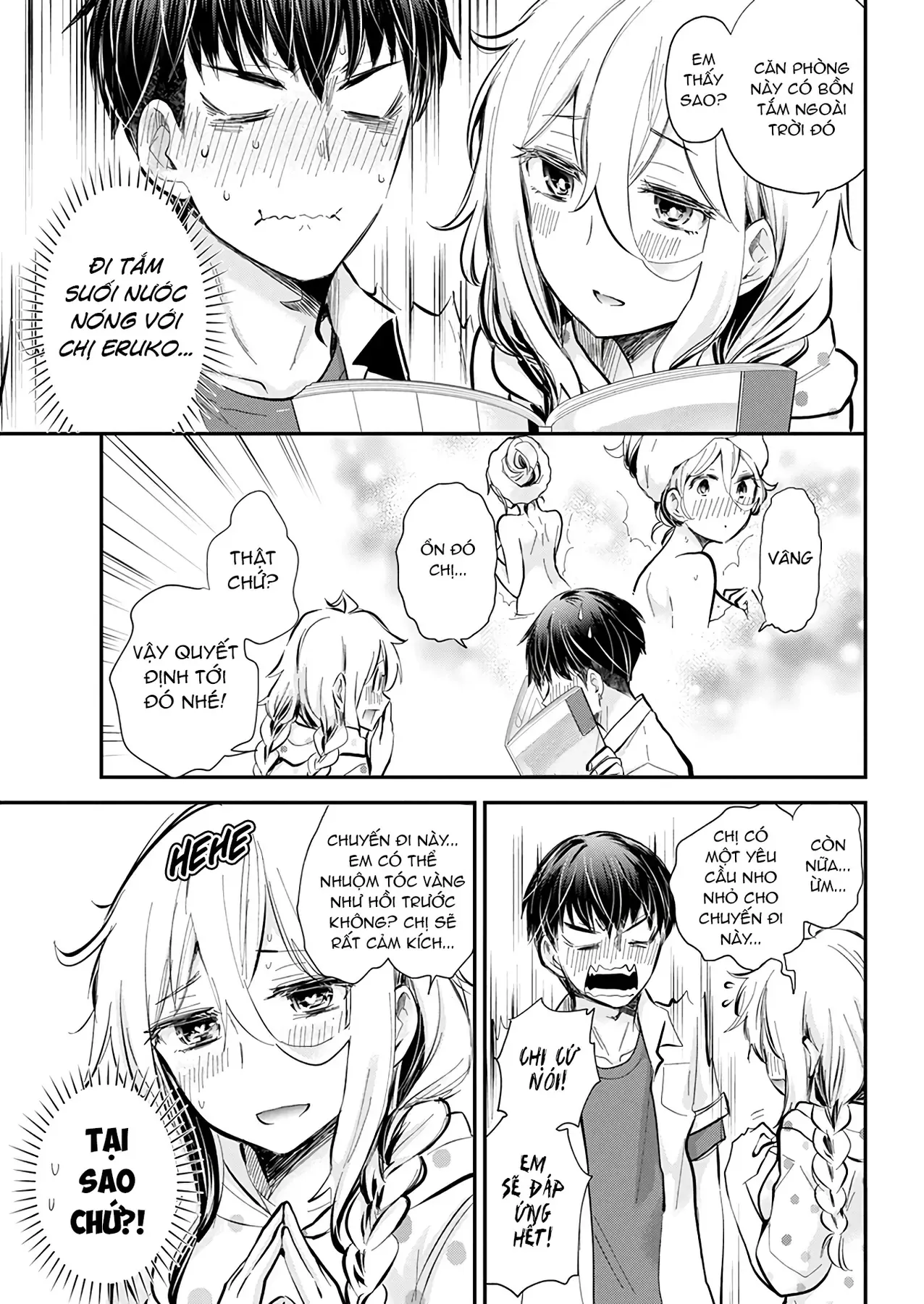 Shingeki No Eroko-San: Hen Na Oneesan Wa Danshi Kousei To Nakayoku Naritai Chap 51 - Next Chap 50