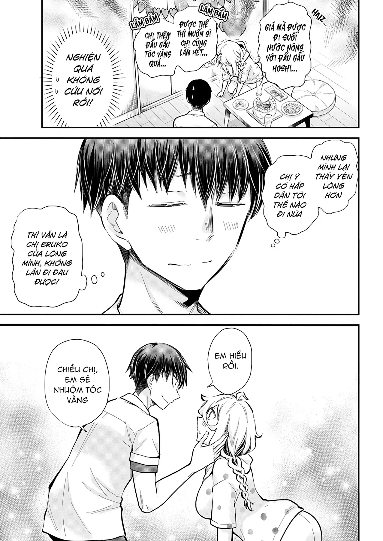 Shingeki No Eroko-San: Hen Na Oneesan Wa Danshi Kousei To Nakayoku Naritai Chap 51 - Next Chap 50