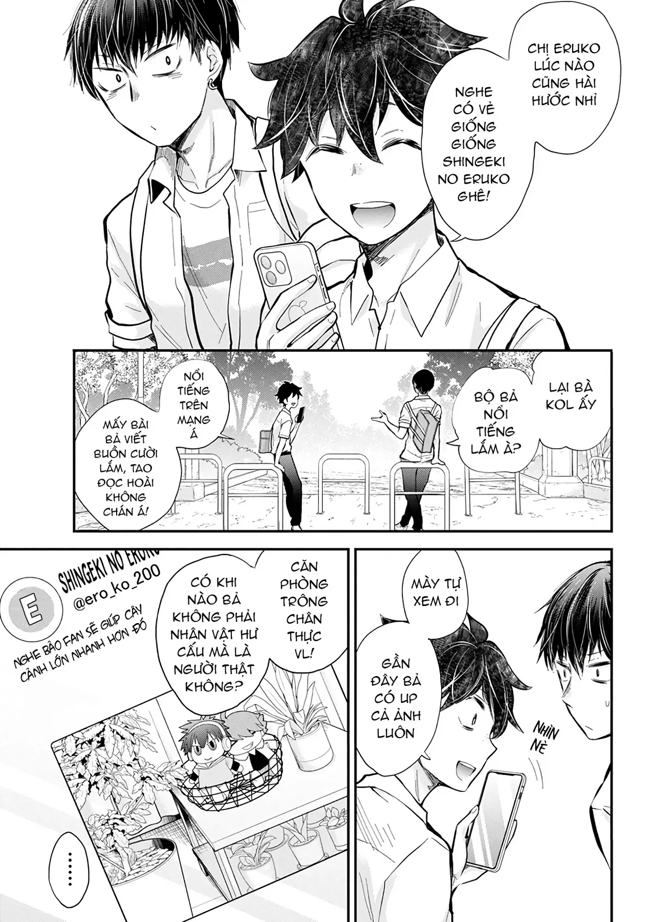 Shingeki No Eroko-San: Hen Na Oneesan Wa Danshi Kousei To Nakayoku Naritai Chap 51 - Next Chap 50