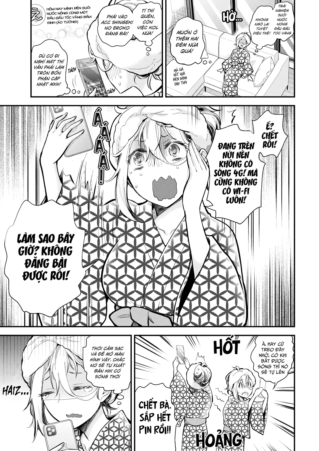 Shingeki No Eroko-San: Hen Na Oneesan Wa Danshi Kousei To Nakayoku Naritai Chap 52 - Next Chap 51