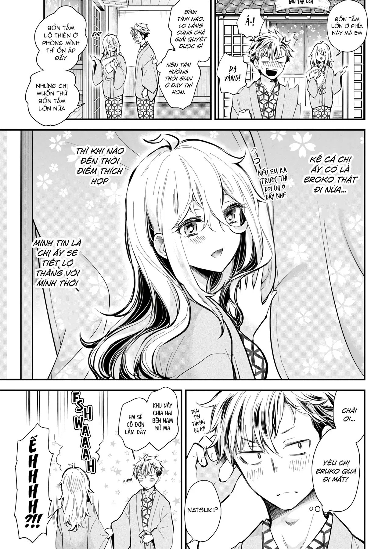 Shingeki No Eroko-San: Hen Na Oneesan Wa Danshi Kousei To Nakayoku Naritai Chap 53 - Next Chap 52