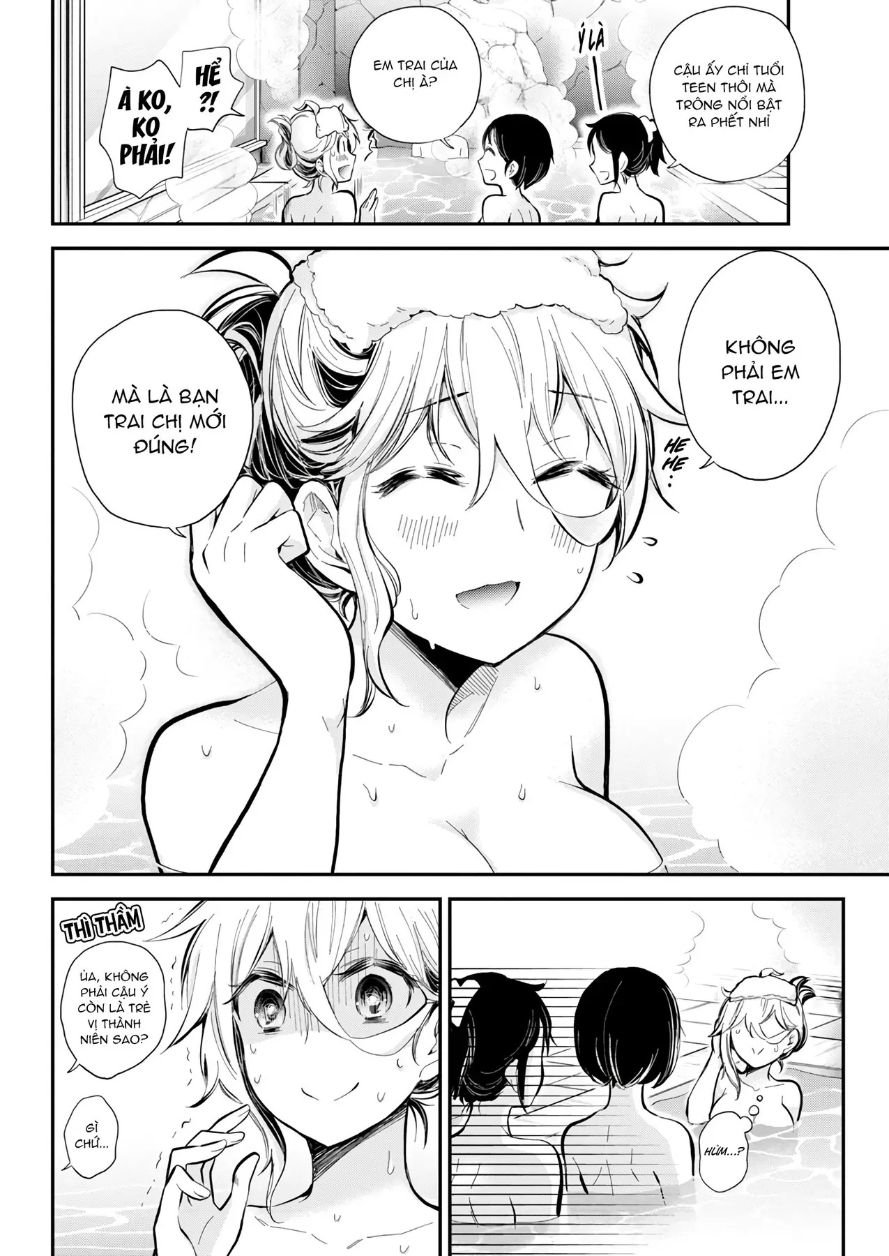 Shingeki No Eroko-San: Hen Na Oneesan Wa Danshi Kousei To Nakayoku Naritai Chap 53 - Next Chap 52