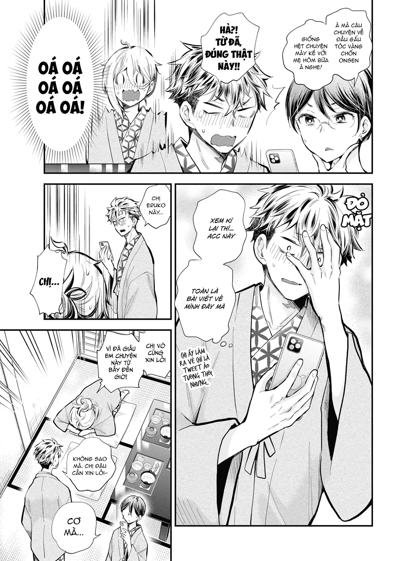 Shingeki No Eroko-San: Hen Na Oneesan Wa Danshi Kousei To Nakayoku Naritai Chap 54 - Next Chap 53