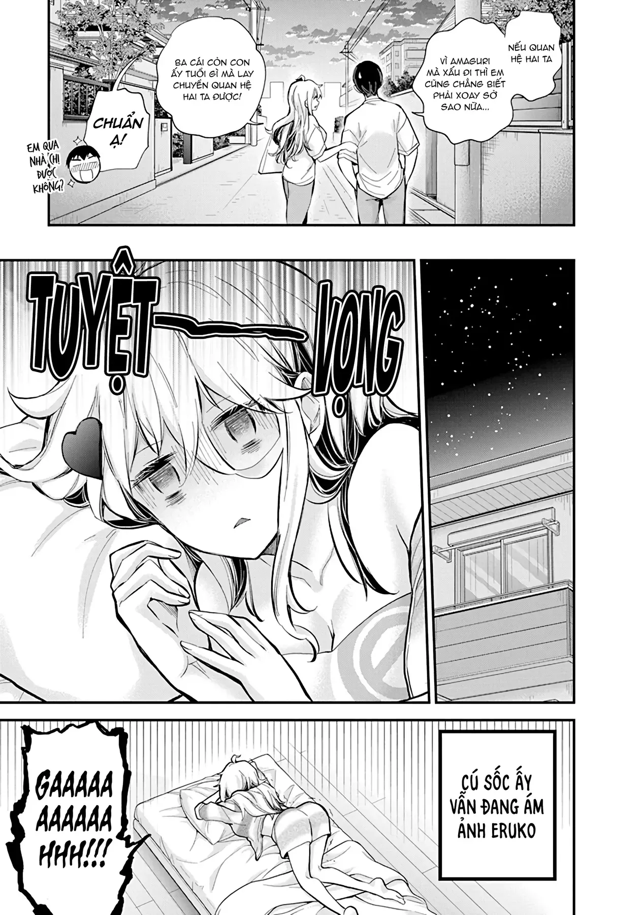 Shingeki No Eroko-San: Hen Na Oneesan Wa Danshi Kousei To Nakayoku Naritai Chap 55 - Next Chap 54