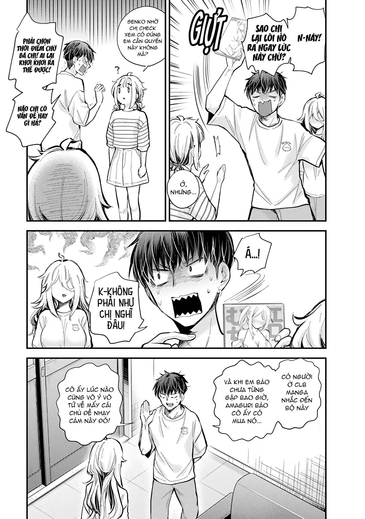 Shingeki No Eroko-San: Hen Na Oneesan Wa Danshi Kousei To Nakayoku Naritai Chap 55 - Next Chap 54