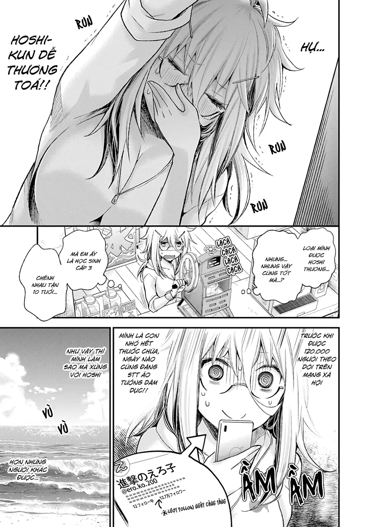 Shingeki No Eroko-San: Hen Na Oneesan Wa Danshi Kousei To Nakayoku Naritai Chap 6 - Next Chap 5