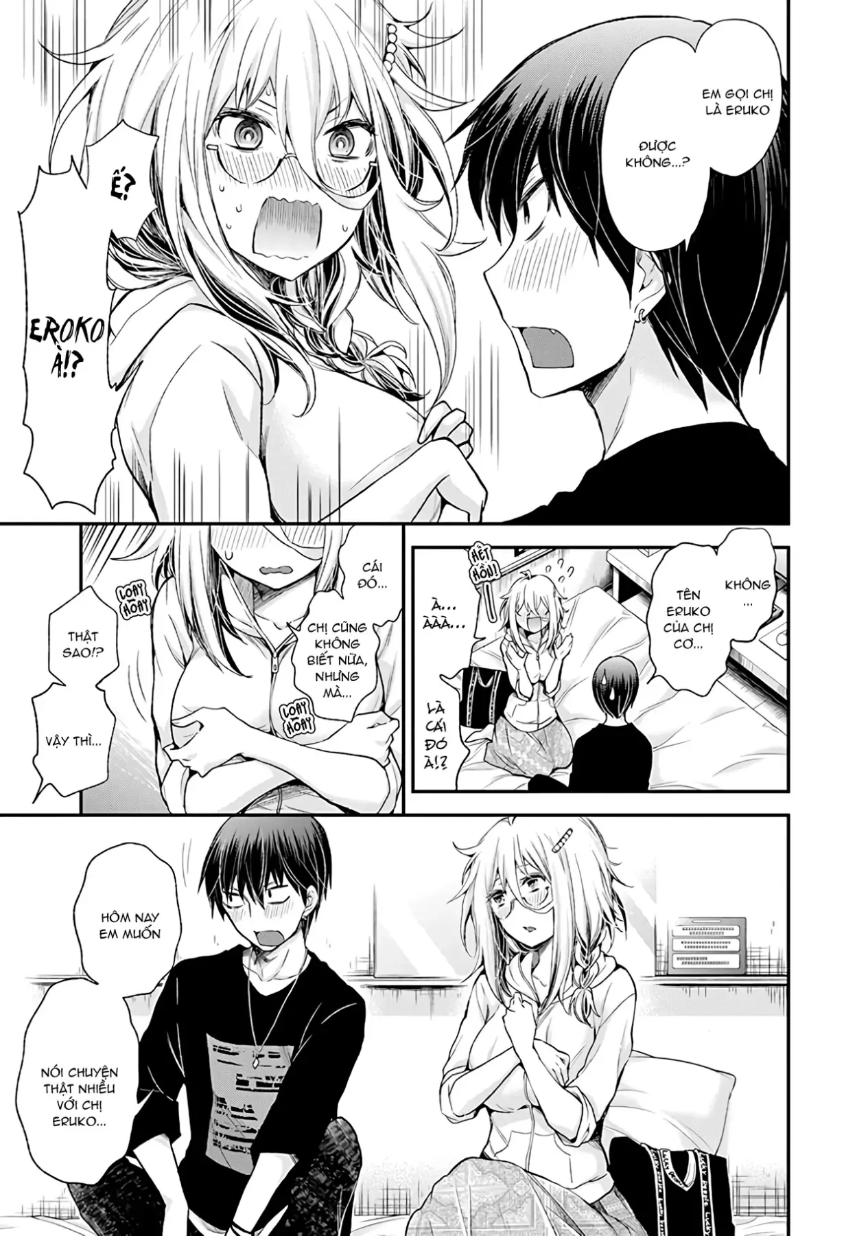 Shingeki No Eroko-San: Hen Na Oneesan Wa Danshi Kousei To Nakayoku Naritai Chap 7 - Next Chap 6