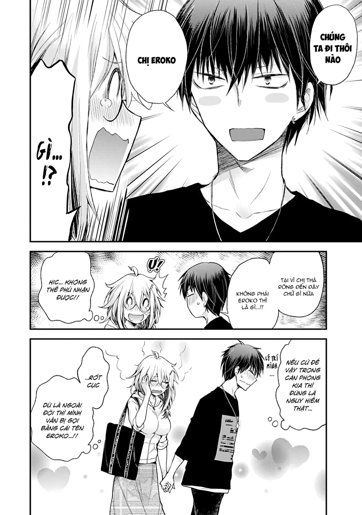 Shingeki No Eroko-San: Hen Na Oneesan Wa Danshi Kousei To Nakayoku Naritai Chap 7 - Next Chap 6