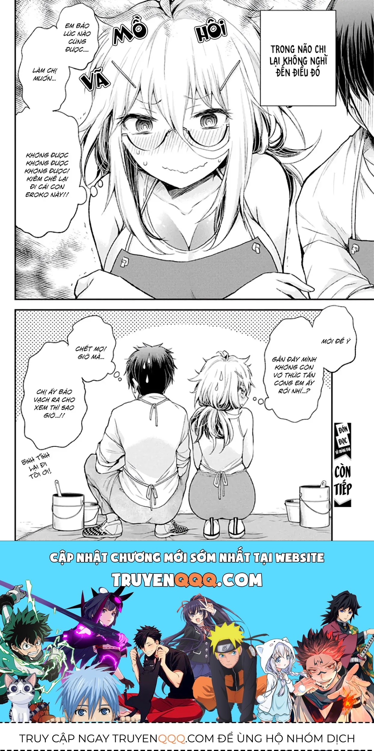 Shingeki No Eroko-San: Hen Na Oneesan Wa Danshi Kousei To Nakayoku Naritai Chap 8 - Next Chap 7