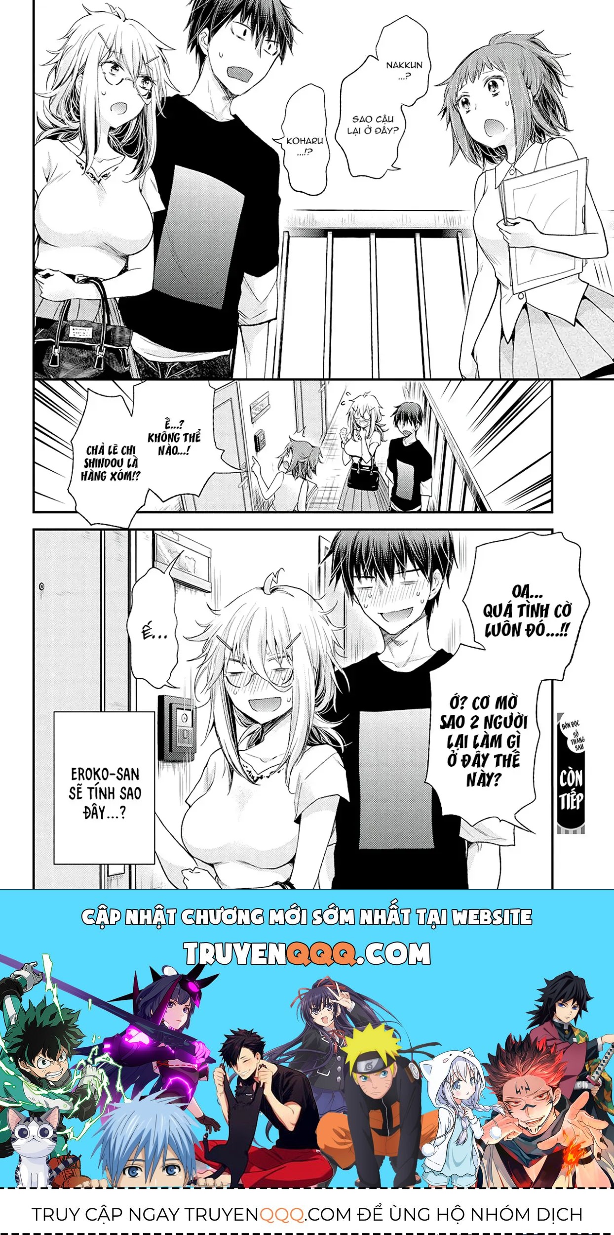 Shingeki No Eroko-San: Hen Na Oneesan Wa Danshi Kousei To Nakayoku Naritai Chap 9 - Next Chap 8