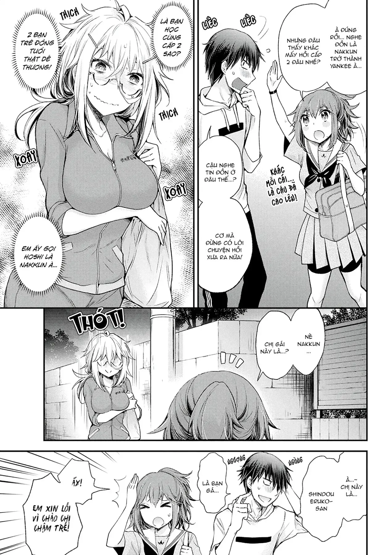 Shingeki No Eroko-San: Hen Na Oneesan Wa Danshi Kousei To Nakayoku Naritai Chap 9 - Next Chap 8