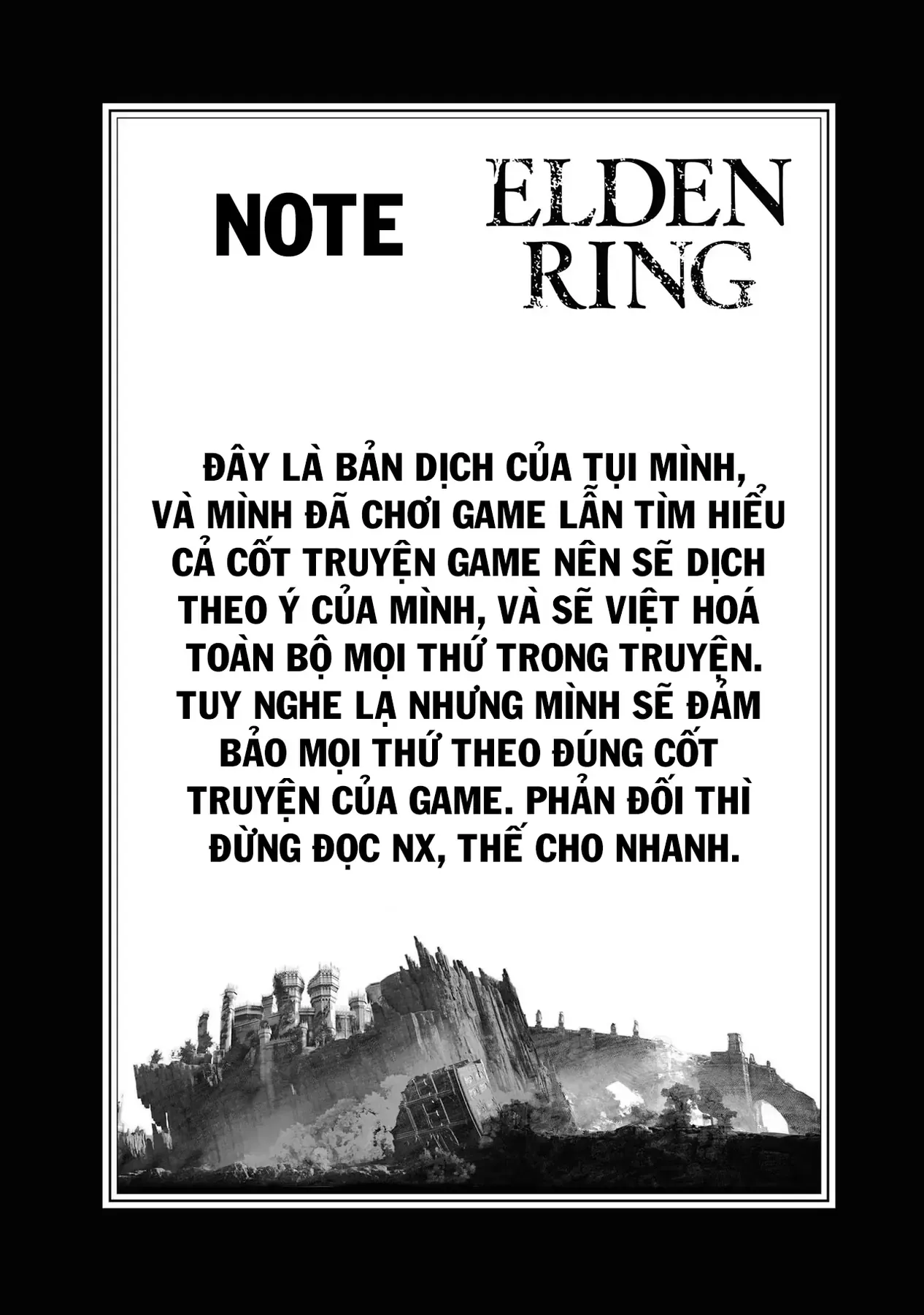 Elden Ring Con Đường Tới Hoàng Kim Thụ [Chap 1-38] — trang 18
