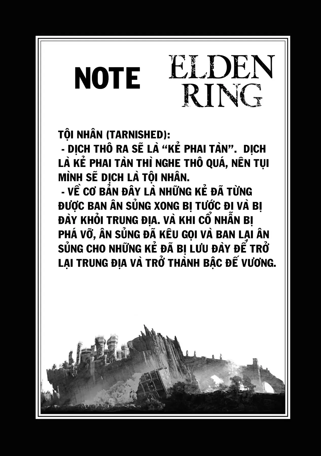 Elden Ring Con Đường Tới Hoàng Kim Thụ [Chap 1-38] — trang 19