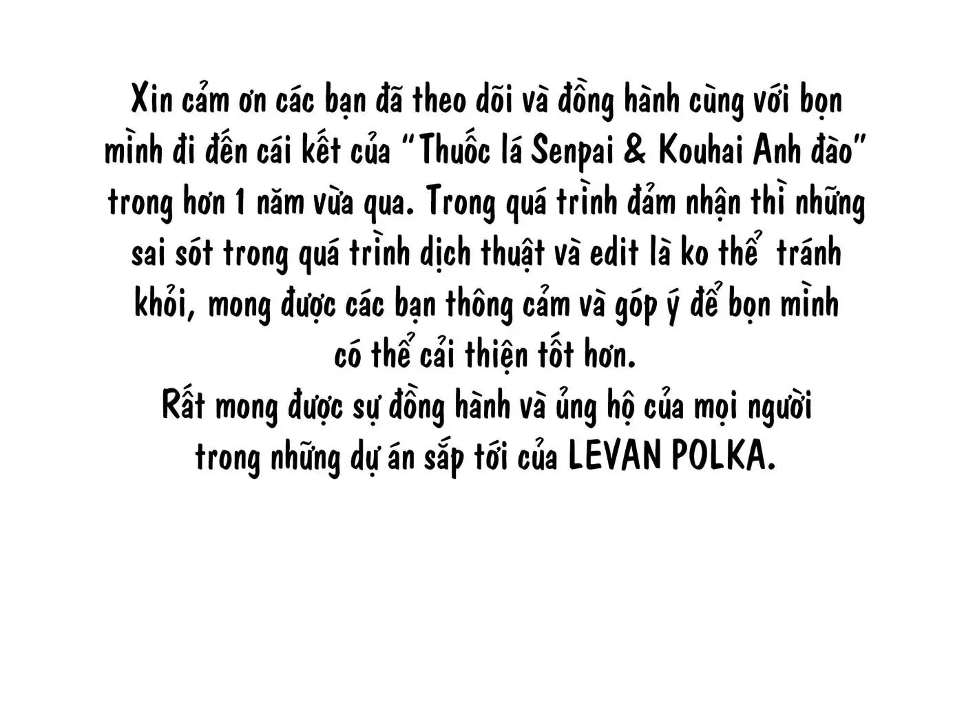 Thuốc Lá Senpai & Kouhai 'Anh Đào' Chap 126 - Next Chap 125.5