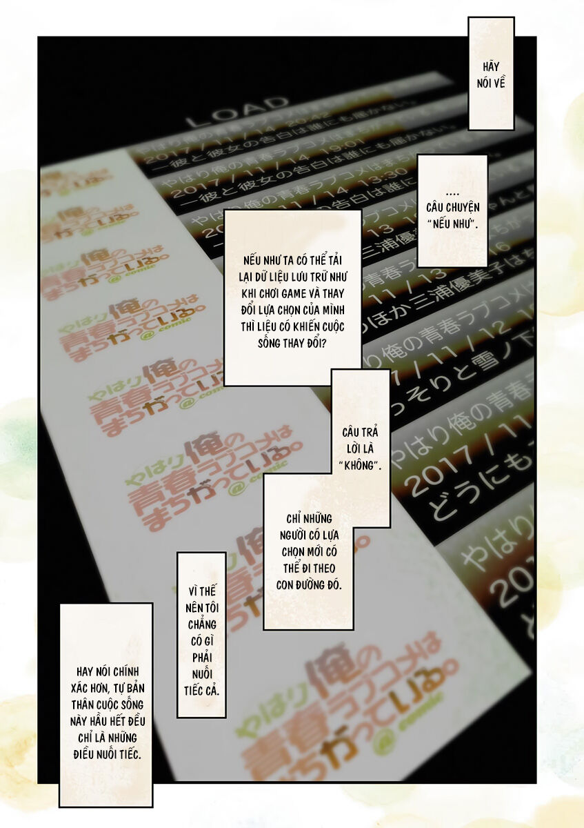 Chuyện Tình Thanh Xuân Bi Hài Của Tôi Quả Nhiên Là Sai Lầm @Comic