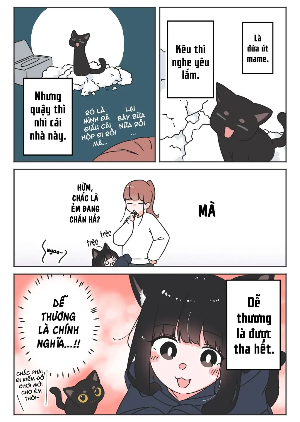 Câu Chuyện Về Con Mèo Đen Tự Nhiên Biến Thành Người.