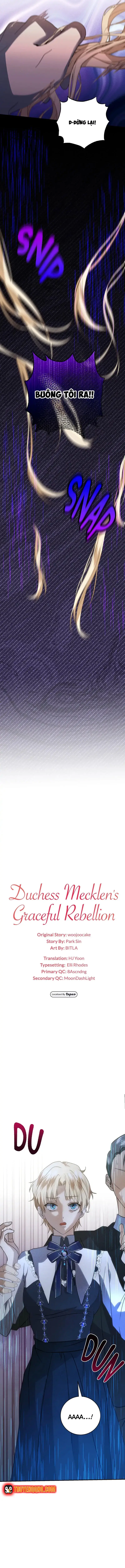 Cuộc Nổi Loạn Tao Nhã Của Nữ Công Tước Mecklen Chap 6 - Next Chap 5