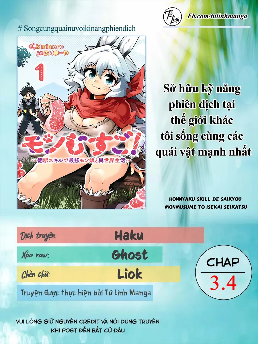 Monmusugo! ~Honnyaku Skill De Saikyou Monmusume To Isekai Seikatsu~ Chương 3.4 - Trang 2