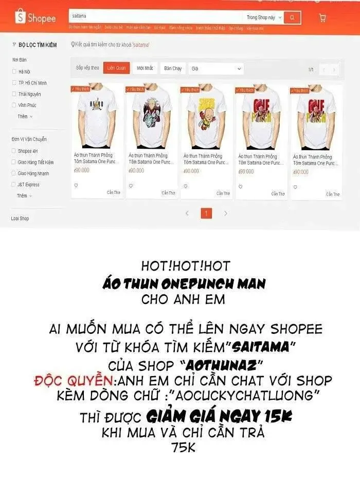 One-Punch Man (Webcomic) - Chương 113 - Trang 21